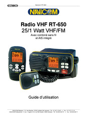 NAVICOM VHF RT-650 Guide D'utilisation