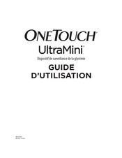 Onetouch UltraMini Guide D'utilisation