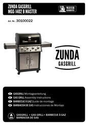 Mayer Barbecue Zunda MGG-1402 B MASTER Guide De Montage
