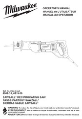 Milwaukee 6519-30 Manuel De L'utilisateur