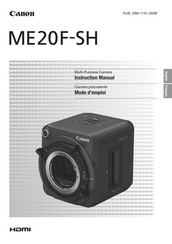 Canon ME20F-SH Mode D'emploi