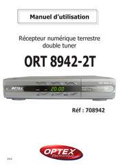 Optex ORT 8942-2T Manuel D'utilisation