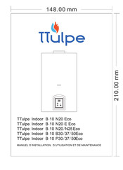 TTulpe B-10 N20/N25Eco Manuel D'installation, D'utilisation Et De Maintenance