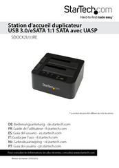 StarTech.com SDOCK2U33RE Guide De L'utilisateur