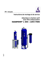 Beko CLEARPOINT L 215 VWM Instructions De Montage Et De Service