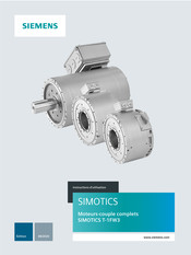 Siemens SIMOTICS T-1FW3 Instructions De Service