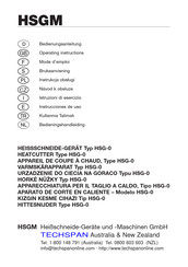 HSGM HSG-0 Mode D'emploi