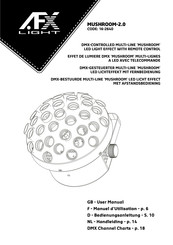 afx light MUSHROOM-2.0 Manuel D'utilisation