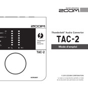 Zoom Thunderbolt TAC-2 Mode D'emploi