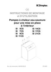 Dimplex SI 9CS Instructions De Montage Et D'utilisation
