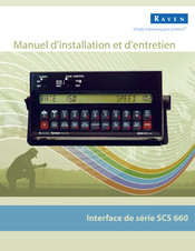 Raven SCS 660 Série Manuel D'installation Et D'entretien