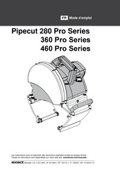 eXact Pipecut 460 Pro Série Mode D'emploi