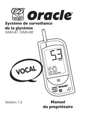 EZ Health Oracle GMH-B1 Manuel Du Propriétaire