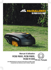 McCulloch ROB R600 Manuel D'utilisation