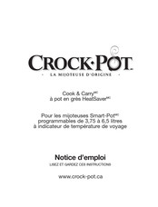 Crock-Pot Cook & Carry SCCPCTS605-S Notice D'emploi