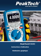 Peaktech 3440 Instructions D'utilisation