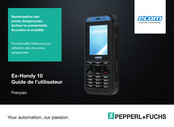 Pepperl+Fuchs Ecom Ex-Handy 10 Guide De L'utilisateur