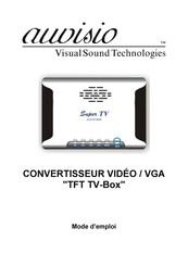 auvisio TFT TV-Box Mode D'emploi