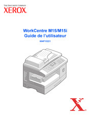 Xerox WorkCentre M15 Guide De L'utilisateur