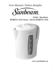 Sunbeam BVSBKT31-033 Notice D'emploi