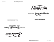 Sunbeam BLSBX-3350W-033 Notice D'emploi