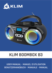 KLIM BOOMBOX B3 Manuel D'utilisation