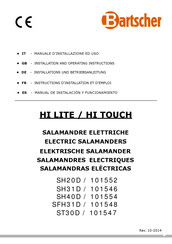 Bartscher Hi-Light-Lift 400-2Z Instructions D'installation Et D'emploi