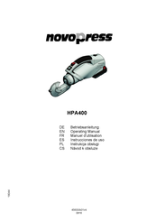 NovoPress HPA400 Manuel D'utilisation