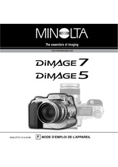 Minolta Dimage 7 Mode D'emploi