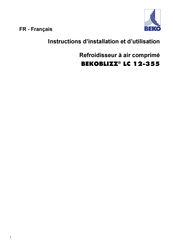 Beko BEKOBLIZZ LC 12-150 Instructions D'installation Et D'utilisation