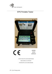 ATG - Eps Testing system Mode D'emploi Et Entretien