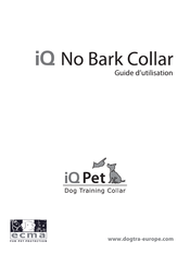 iQ Pet No Bark Collar Guide D'utilisation