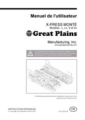 GREAT PLAINS X-PRESS MONTE V Manuel De L'utilisateur