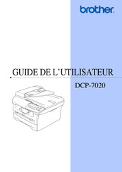 Brother DCP-7020 Guide De L'utilisateur