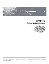 Ricoh SP 1210N Guide De L'utilisateur