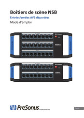 PRESONUS NSB 16 8 Mode D'emploi