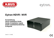 Abus Eytron HDVR Guide D'installation Rapide