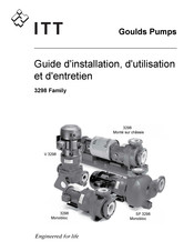 ITT Goulds PumpsSP 3298 Monobloc Guide D'installation, D'utilisation Et D'entretien