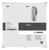 Bosch PMD 10 Notice Originale