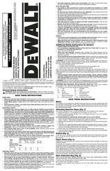 DeWalt DW412 Guide D'utilisation