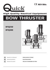 Quick BOW THRUSTER BTQ250 Manuel De L'utilisateur