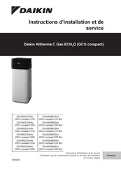 Daikin GCU compact 515 Instructions D'installation Et De Service