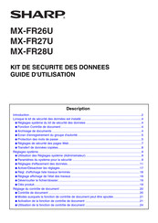 Sharp MX-FR26U Guide D'utilisation