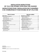 Whirlpool W11241780A Instructions Pour L'installation