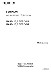 FujiFilm Fujinon UA46x13.5 BERD-U1 Mode D'emploi