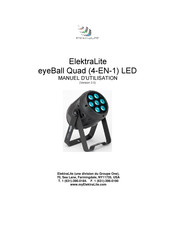 elektraLite eyeBall Quad Manuel D'utilisation