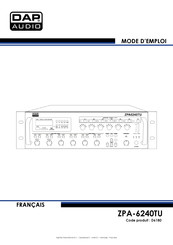 DAP Audio ZPA-6240TU Mode D'emploi