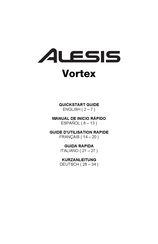 Alesis Vortex Guide D'utilisation Rapide