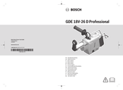 Bosch GDE 18V-26 D Professional Notice Originale