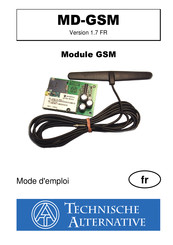 Technische Alternative MD-GSM Mode D'emploi